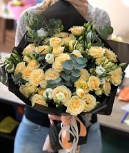 Букет цветов из:  Розы и Лизиантусы #REPLACE_PRED# Герге